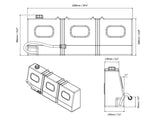 Water Tank 50L Tapered