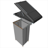 Alucab Shower Cube brackets