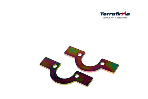 FRONT COIL SPRING RETAINING PLATES