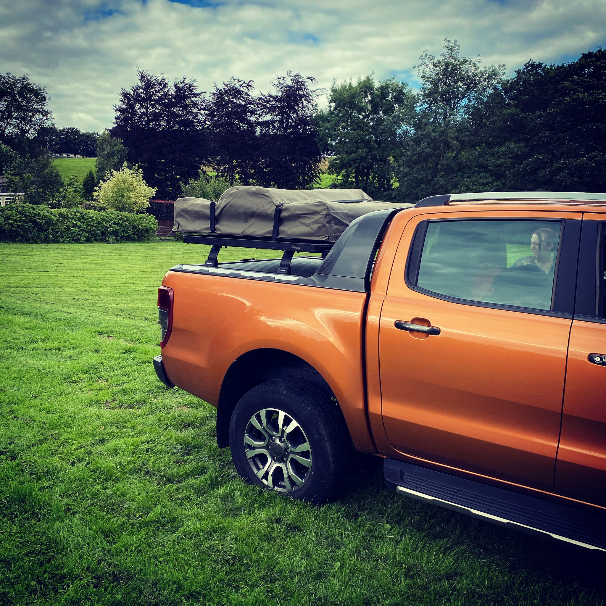 Ford Ranger Wildtrak 2014 2023 Roll Top Load Bed Rack Maverick 4x4